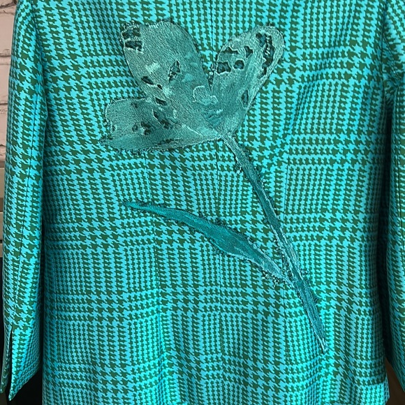 Vintage Peggy Jennings Blazer and Dress Set Aqua Green - Medium - Picture 8 of 16